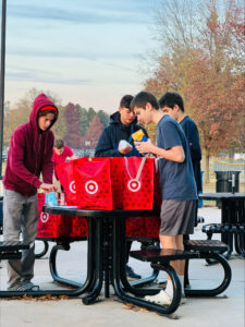 18U team packs bags for Be the Good