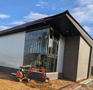 Glass wall at Mount Vernon ReCenter November 2024